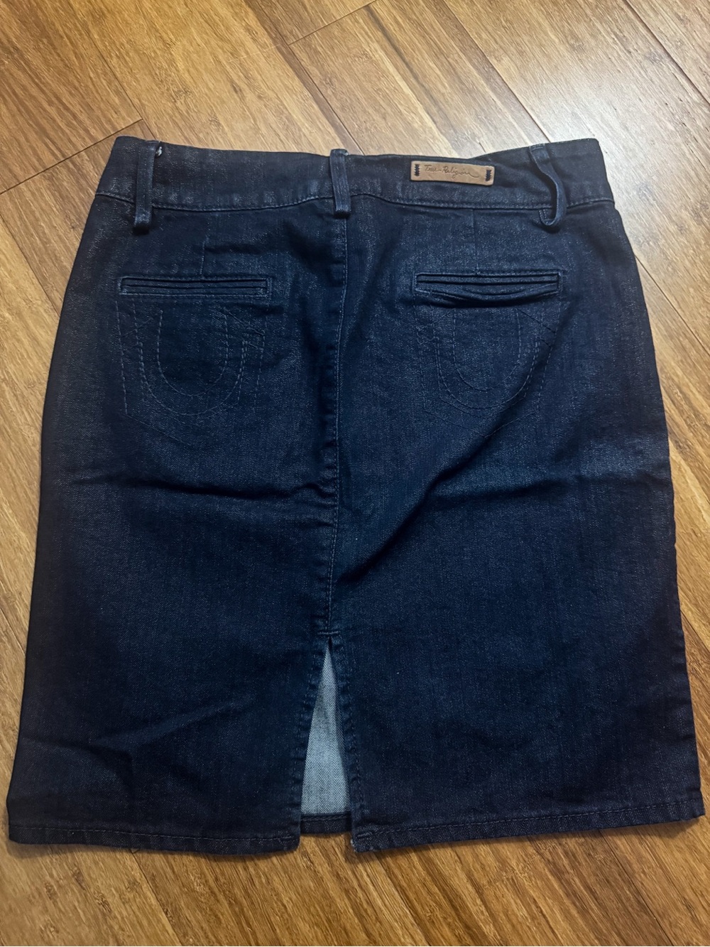 True Religion Dark Blue Denim Jeans Skirt